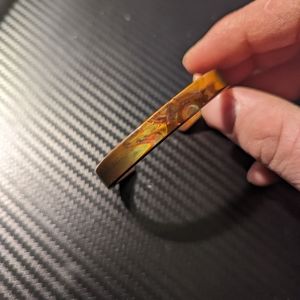 Copper Enamel Cuff Bangle